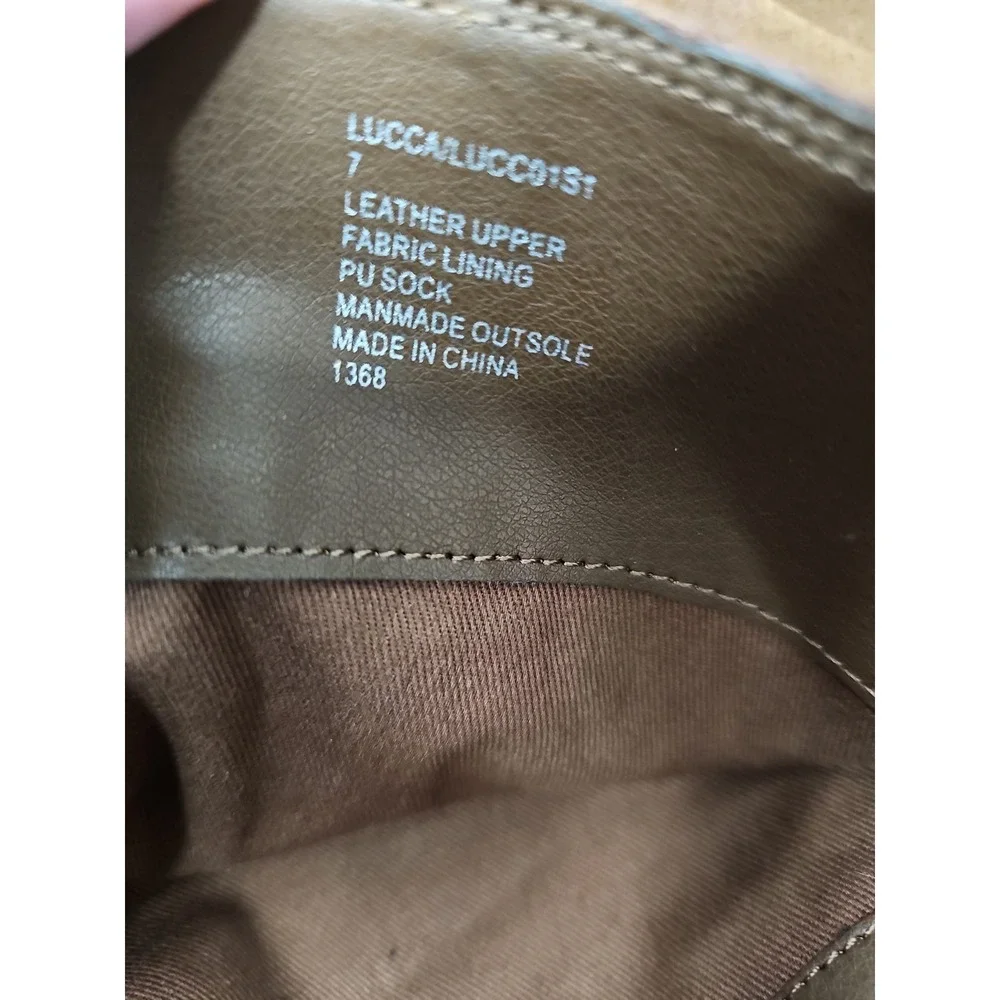 Steve Madden Huntley Cognac Leather Over Knee Boots Pointed Toe Women's 7